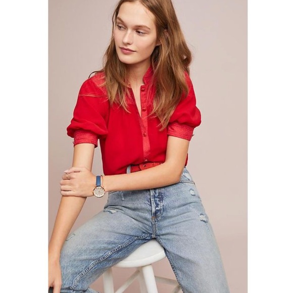 Anthropologie Tops - ✨ Anthropologie Maeve Lavoie Blouse ✨